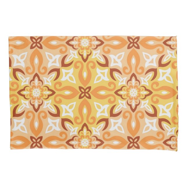 Funda De Cojín Patrón de azulejos de cerámica (Anverso)