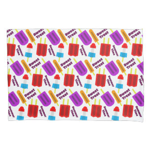 Funda De Cojín Patrón de barra de tratamiento congelado en verano
