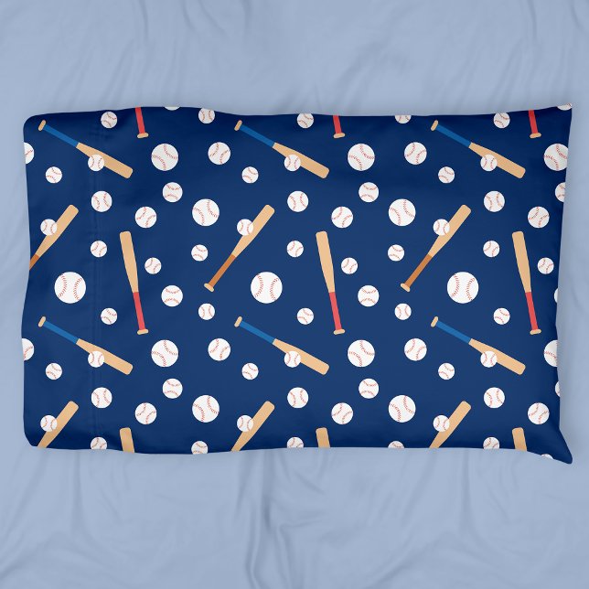 Funda De Cojín Patrón de Béisbol y Deportes Bat (Subido por el creador)