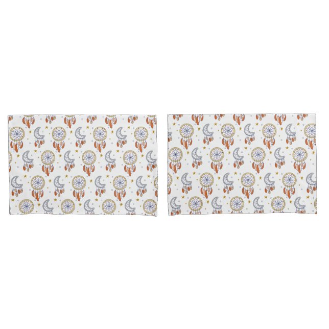 Funda De Cojín Patrón de boho de manala retro caprichoso (Anverso - Set)