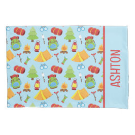 Funda De Cojín Patrón de campamento de verano