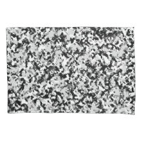 Patrón de Camuflaje Gris Blanco Ártico Negro