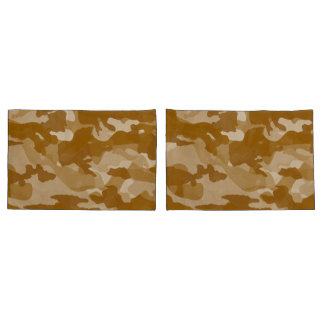 Funda De Cojín Patrón de camuflaje moderno de tono terroso del de