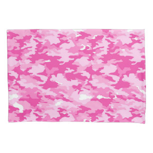 Funda De Cojín Patrón de camuflaje rosa – Conciencia sobre el cán
