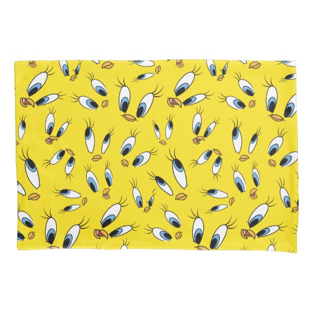 Funda De Cojín Patrón de caras TWEETY™ (Anverso)