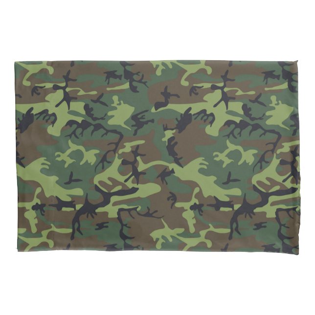 FUNDA DE COJÍN PATRÓN DE CAZA DE CAMOFLAJE (Anverso)