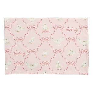 Funda De Cojín Patrón de cinta rosa Hedwig