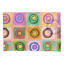 Funda De Cojín patrón de círculos