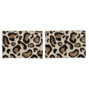 Funda De Cojín Patrón de colores de tigres amantes de animales