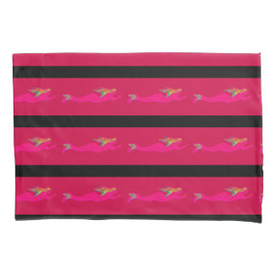 Funda De Cojín patrón de comadronas rosadas