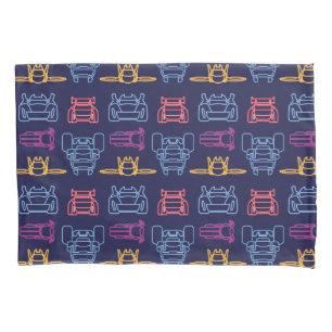 Funda De Cojín Patrón de contorno de neón Batllantas™
