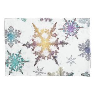 Funda De Cojín Patrón de copo de nieve