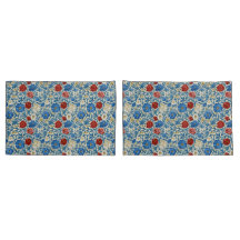 Patrón de Cornflower inspirado por William Morris