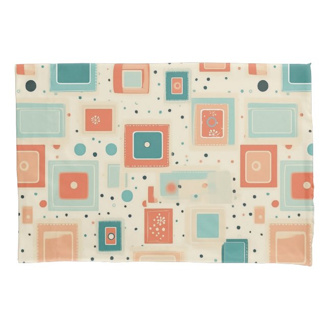 Funda De Cojín Patrón de cuadernillo vintage (2) (Anverso-izquierdo)