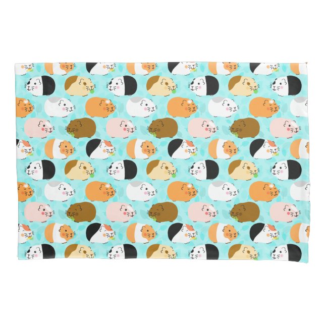 Funda De Cojín Patrón de Cuyes Lindos (Anverso)