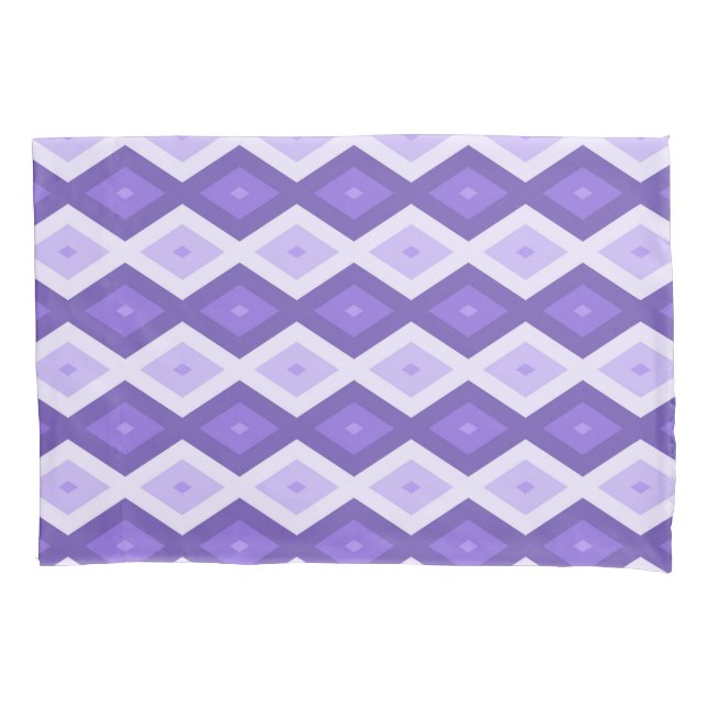 Funda De Cojín Patrón de diamante violento (Anverso)