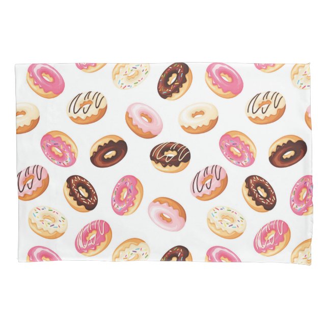 Funda De Cojín Patrón de donut dulce (Anverso-izquierdo)