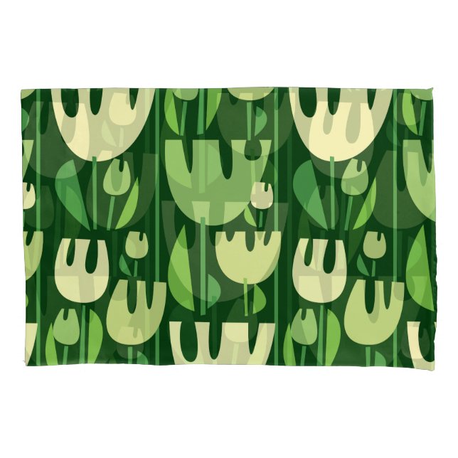Funda De Cojín Patrón de estilo escandinavo Tulips (Anverso)