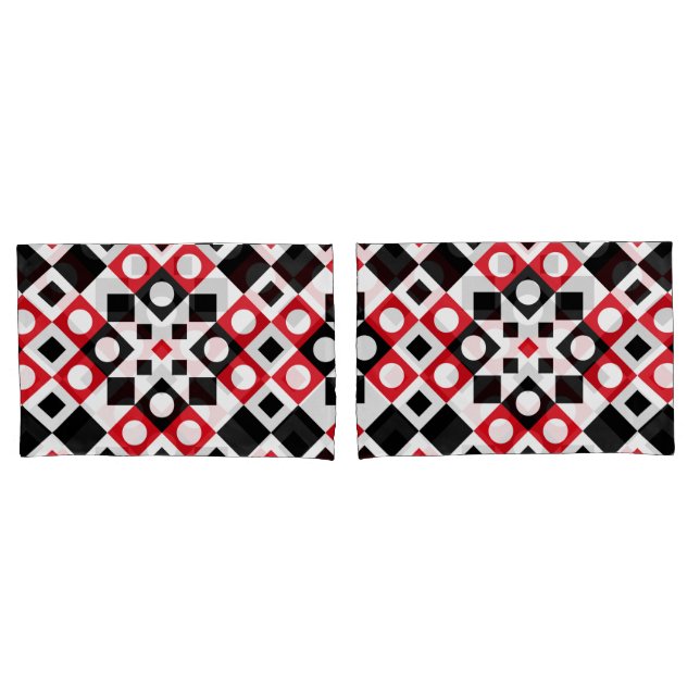 Funda De Cojín Patrón de estilo moderno de cosecha geométrica (Anverso - Set)