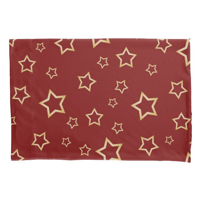 Funda De Cojín Patrón de estrellas (Anverso)