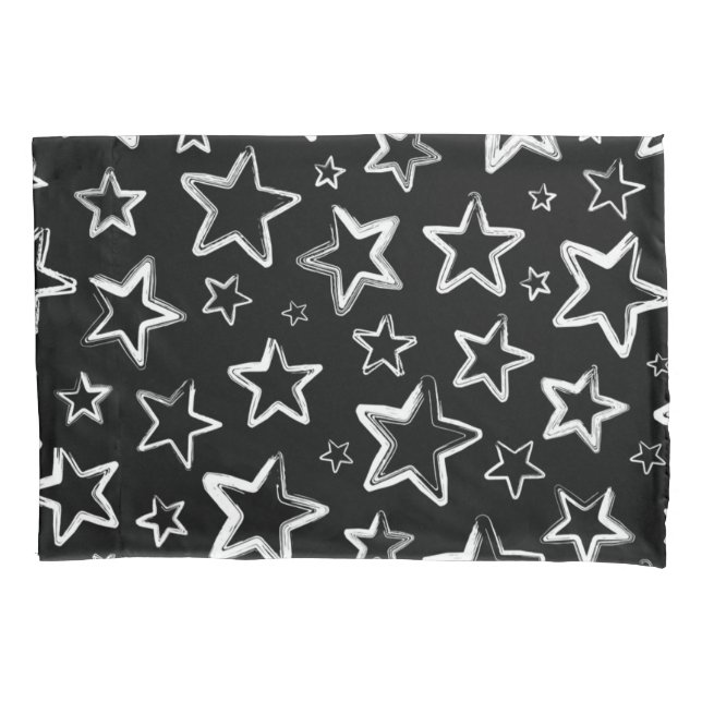 Funda De Cojín Patrón de estrellas (Anverso)