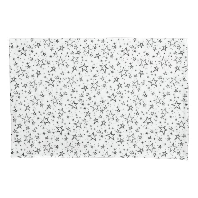 Funda De Cojín Patrón de estrellas (Anverso)