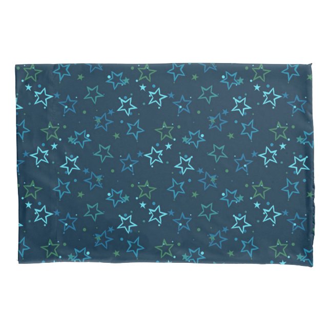 Funda De Cojín Patrón de estrellas (Anverso)