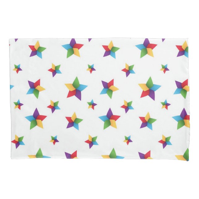 Funda De Cojín Patrón de estrellas (Anverso)