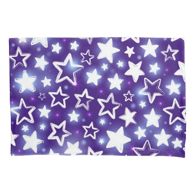 Funda De Cojín Patrón de estrellas (Anverso)