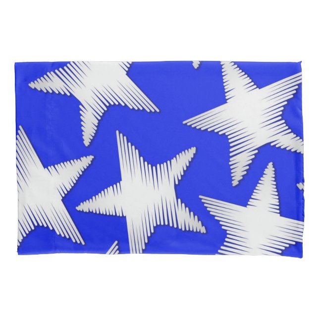 Funda De Cojín Patrón de estrellas (Anverso)