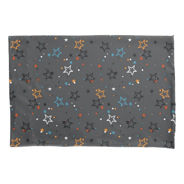 Funda De Cojín Patrón de estrellas (Anverso)