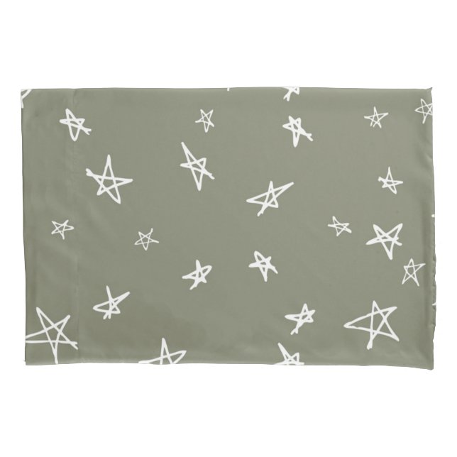 Funda De Cojín Patrón de estrellas (Anverso)
