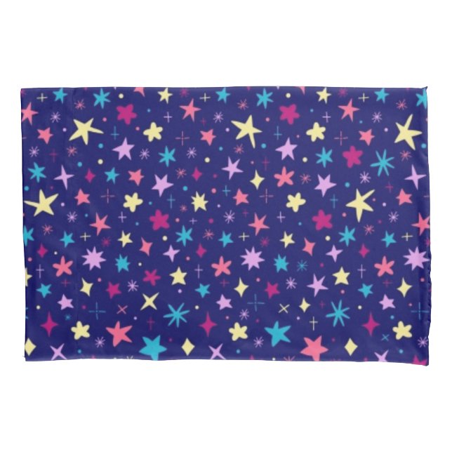 Funda De Cojín Patrón de estrellas (Anverso)