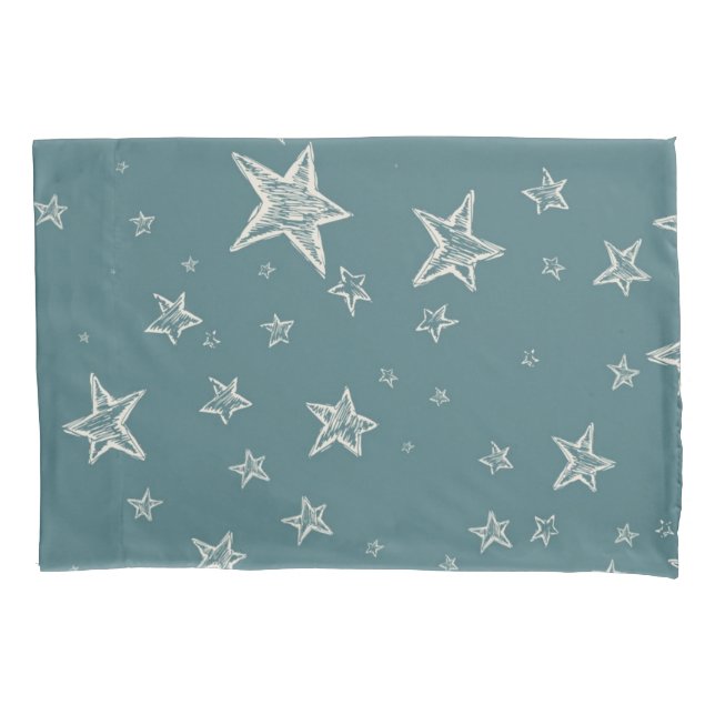 Funda De Cojín Patrón de estrellas (Anverso)
