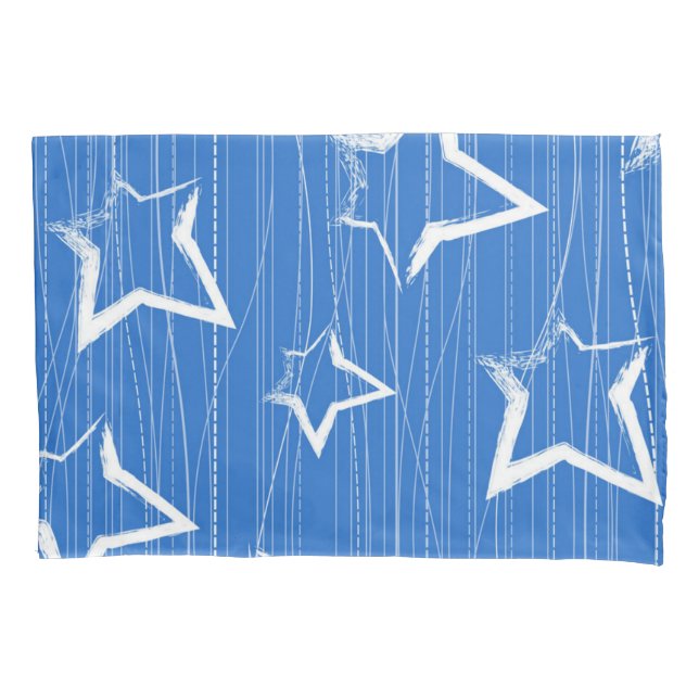 Funda De Cojín Patrón de estrellas (Anverso)