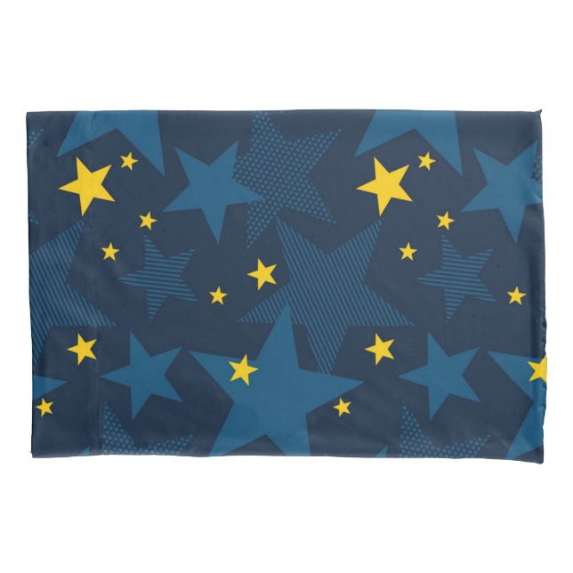 Funda De Cojín Patrón de estrellas (Anverso)