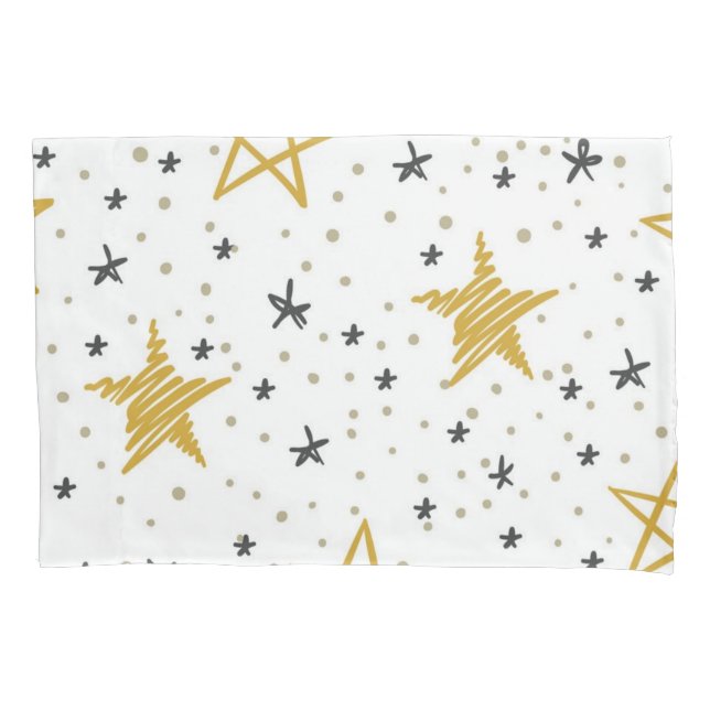 Funda De Cojín Patrón de estrellas (Anverso)