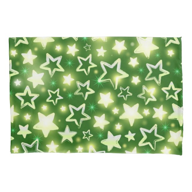 Funda De Cojín Patrón de estrellas (Anverso)