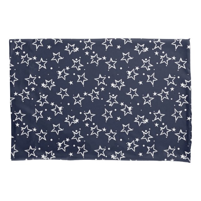 Funda De Cojín Patrón de estrellas (Anverso)