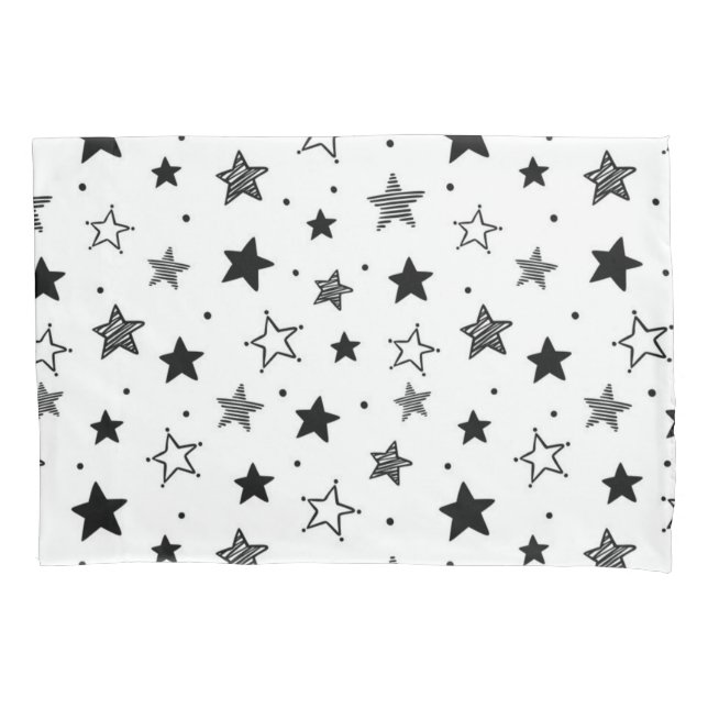 Funda De Cojín Patrón de estrellas (Anverso)