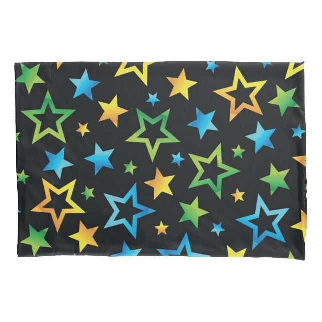 Funda De Cojín Patrón de estrellas (Anverso)