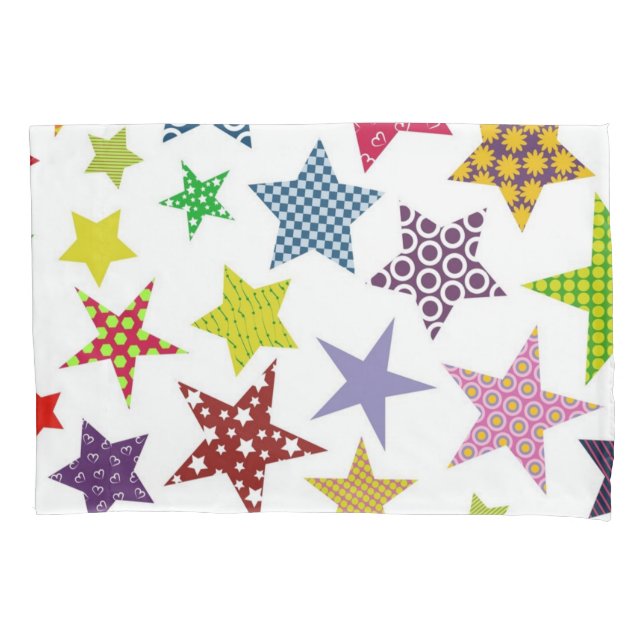 Funda De Cojín Patrón de estrellas (Anverso)