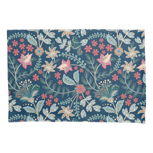 Funda De Cojín Patrón de flor (Anverso)