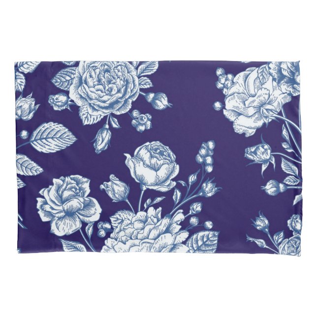 Funda De Cojín Patrón de flor (Anverso)
