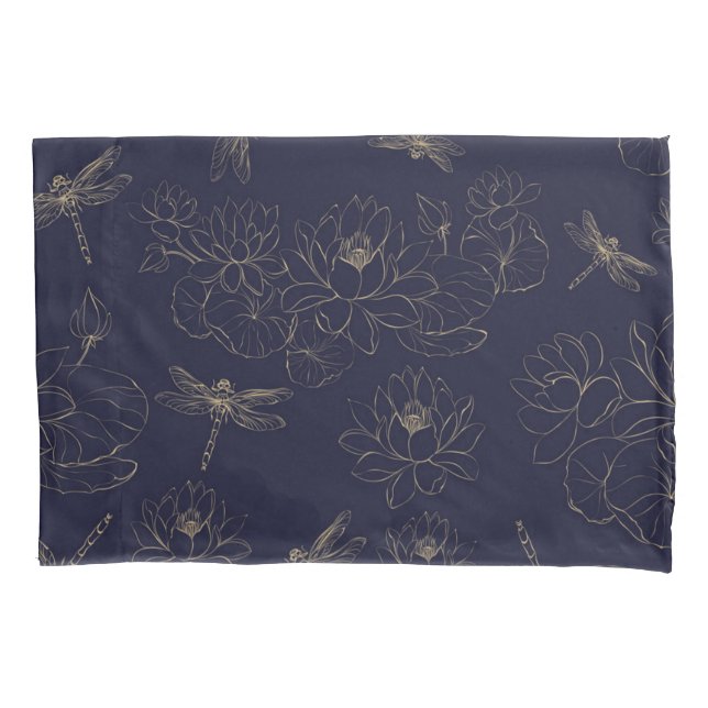 Funda De Cojín Patrón de flor (Anverso)