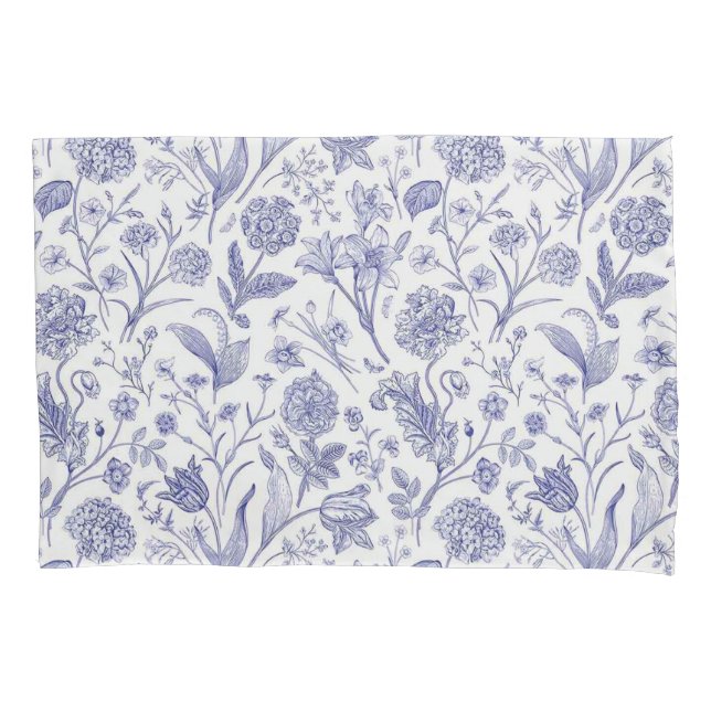 Funda De Cojín Patrón de flor (Anverso)