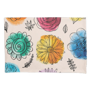 Funda De Cojín Patrón de flor