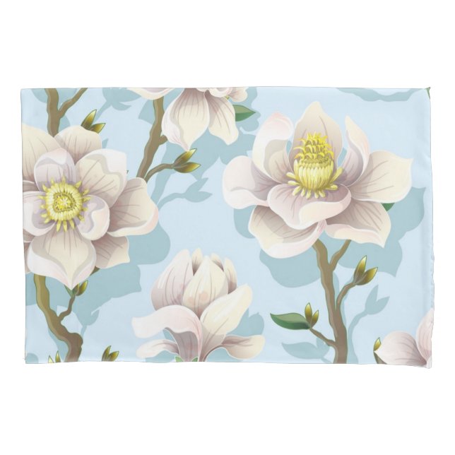 Funda De Cojín Patrón de flor (Anverso)