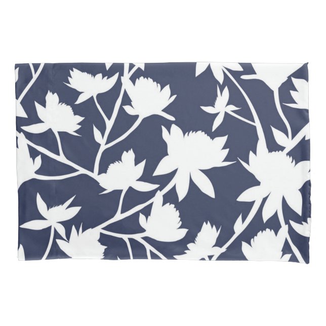 Funda De Cojín Patrón de flor (Anverso)