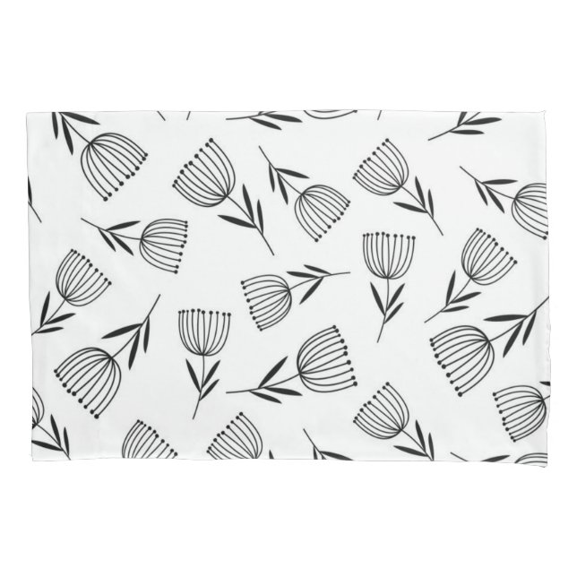 Funda De Cojín Patrón de flor (Anverso)
